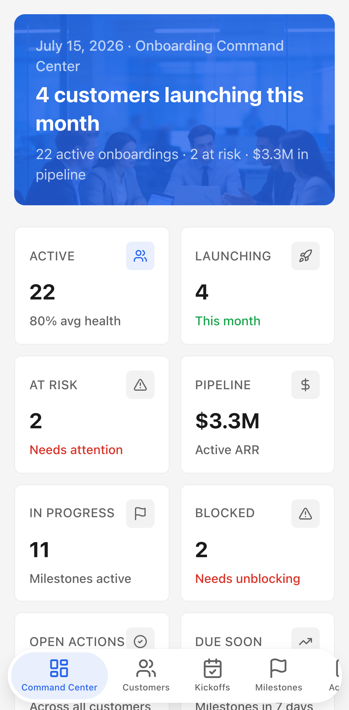 LaunchPad — mobile screenshot
