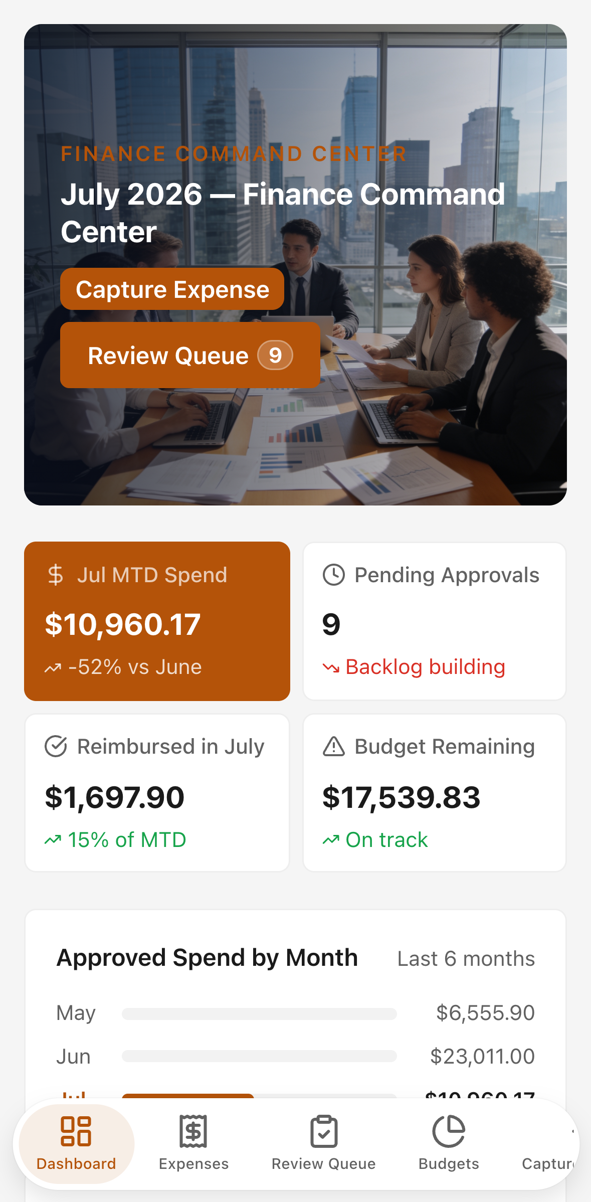 SpendFlow — mobile screenshot